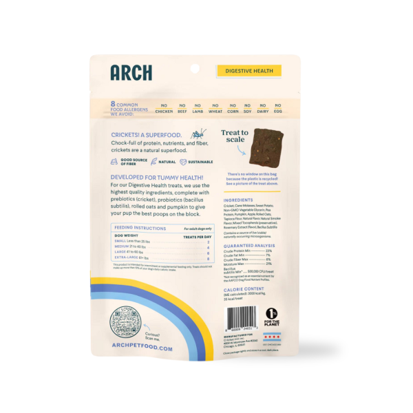 Digestive Health - Dog Treats for Sensitive Stomachs with Cricket Protein