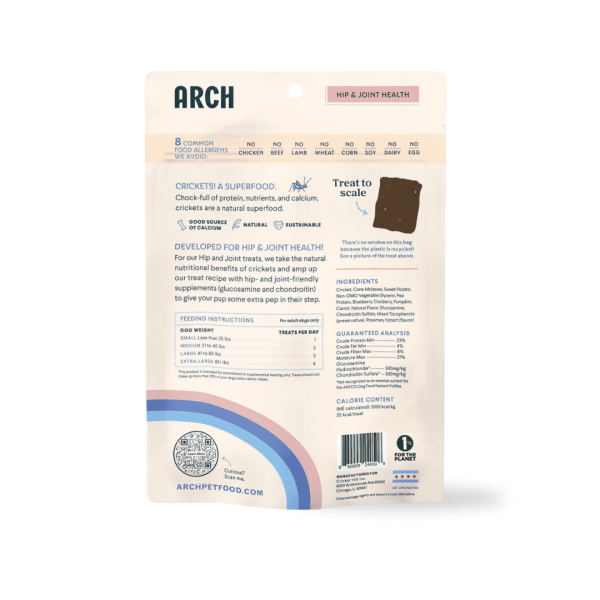 Hip and Joint Treats for Dogs with Cricket Protein