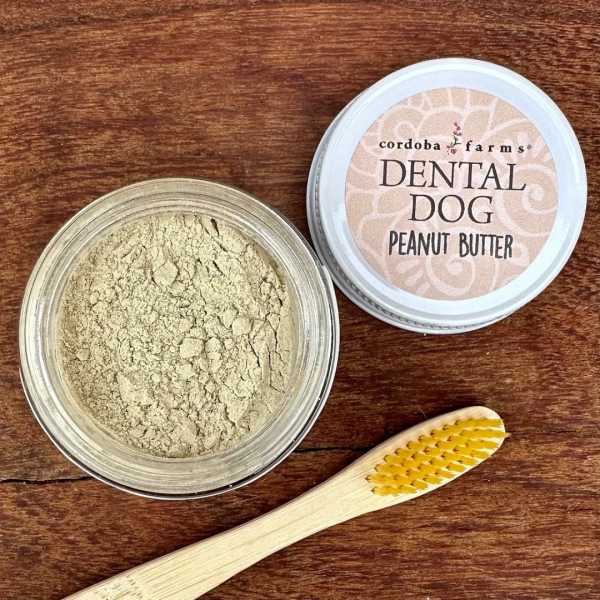 Tooth Cleaning Powder for Dogs with Peanut Butter