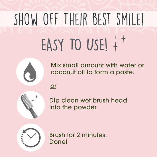 Tooth Cleaning Powder for Dogs with Peanut Butter